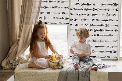 Rolgordijn verduisterend Schets van pijlen