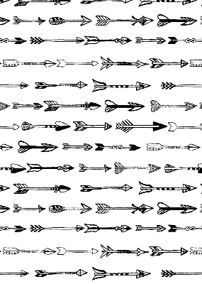 Rolgordijn verduisterend Schets van pijlen