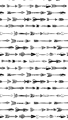 Rolgordijn verduisterend Schets van pijlen