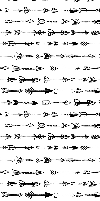 Rolgordijn verduisterend Schets van pijlen