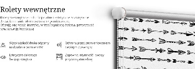 Rolgordijn verduisterend Schets van pijlen