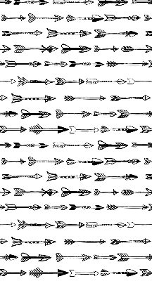 Rolgordijn verduisterend Schets van pijlen