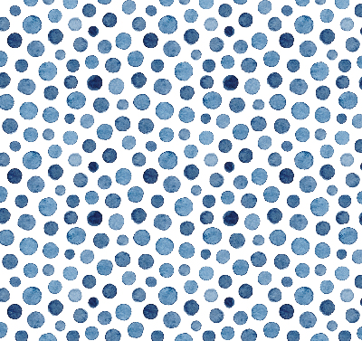 Rolgordijn voor het raam Blauwe stippen