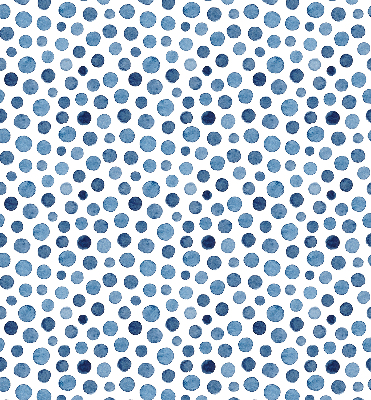 Rolgordijn voor het raam Blauwe stippen