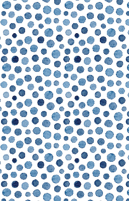 Rolgordijn voor het raam Blauwe stippen