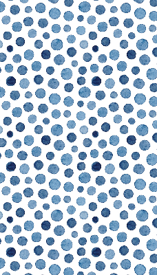 Rolgordijn voor het raam Blauwe stippen