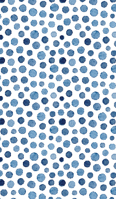 Rolgordijn voor het raam Blauwe stippen