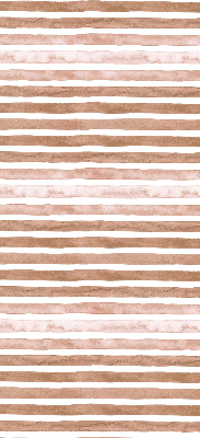 Rolgordijn voor het raam Bruin geschilderde strepen