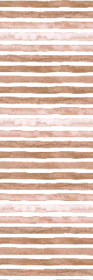 Rolgordijn voor het raam Bruin geschilderde strepen