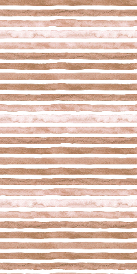 Rolgordijn voor het raam Bruin geschilderde strepen