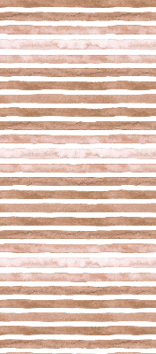 Rolgordijn voor het raam Bruin geschilderde strepen