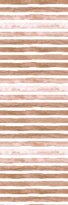 Rolgordijn voor het raam Bruin geschilderde strepen