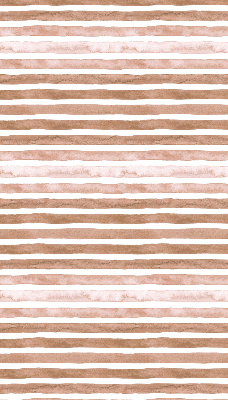 Rolgordijn voor het raam Bruin geschilderde strepen