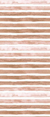 Rolgordijn voor het raam Bruin geschilderde strepen