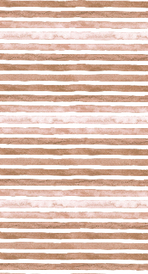 Rolgordijn voor het raam Bruin geschilderde strepen