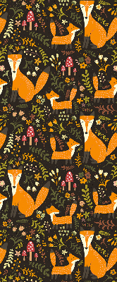 Rolgordijn verduisterend Vossen en planten