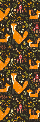 Rolgordijn verduisterend Vossen en planten