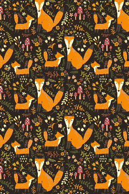 Rolgordijn verduisterend Vossen en planten