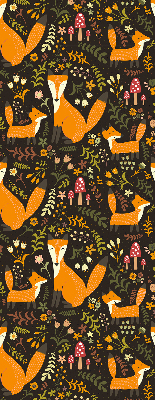 Rolgordijn verduisterend Vossen en planten