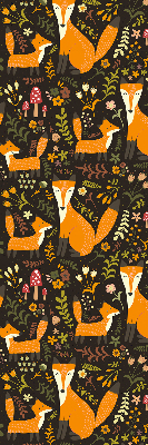 Rolgordijn verduisterend Vossen en planten