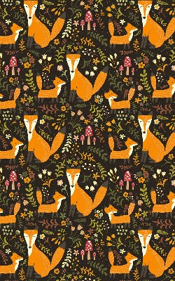 Rolgordijn verduisterend Vossen en planten