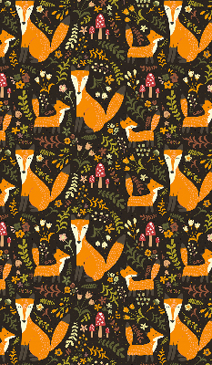 Rolgordijn verduisterend Vossen en planten