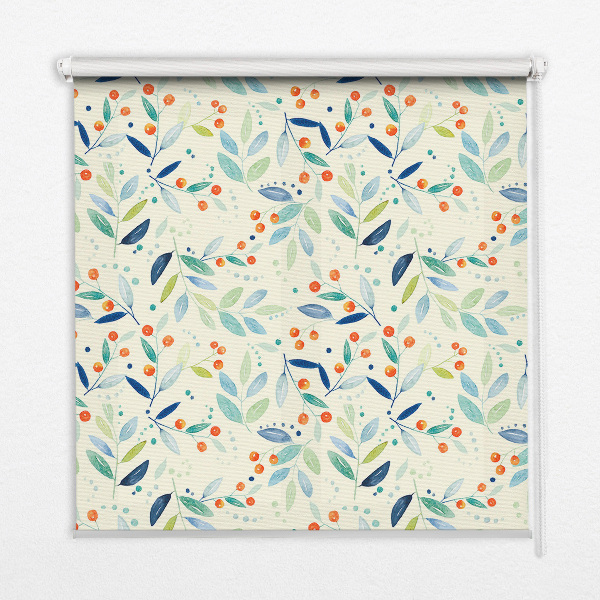 Rolgordijn voor het raam Lijsterbes