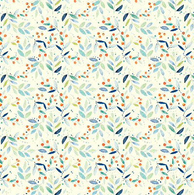 Rolgordijn voor het raam Lijsterbes