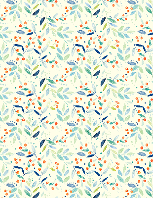 Rolgordijn voor het raam Lijsterbes