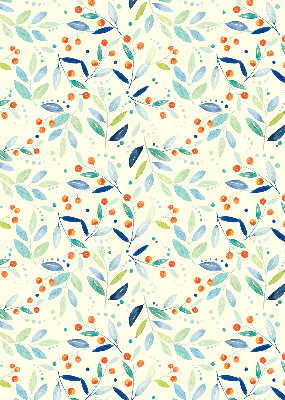 Rolgordijn voor het raam Lijsterbes