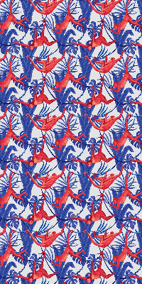 Rolgordijn verduisterend Rode apen