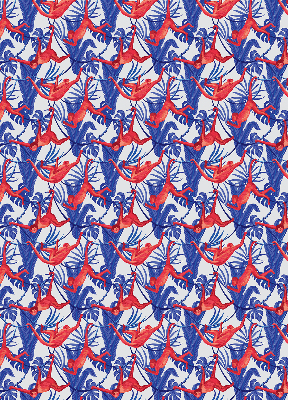 Rolgordijn verduisterend Rode apen