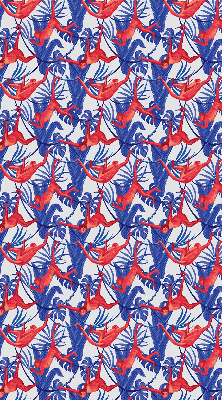 Rolgordijn verduisterend Rode apen