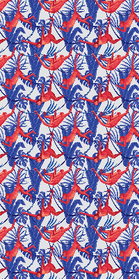 Rolgordijn verduisterend Rode apen