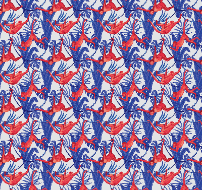 Rolgordijn verduisterend Rode apen