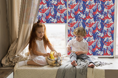 Rolgordijn verduisterend Rode apen