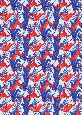 Rolgordijn verduisterend Rode apen