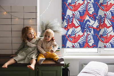 Rolgordijn verduisterend Rode apen