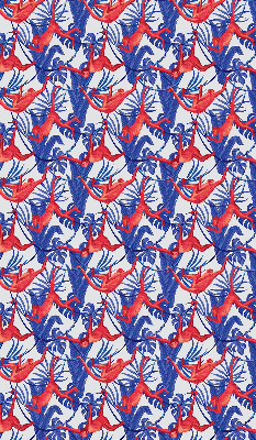 Rolgordijn verduisterend Rode apen