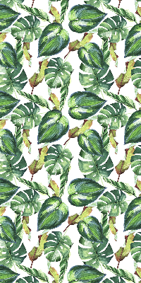 Rolgordijn voor het raam Tropische planten