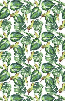 Rolgordijn voor het raam Tropische planten