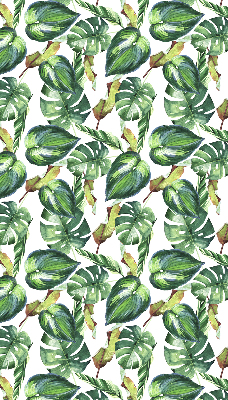 Rolgordijn voor het raam Tropische planten