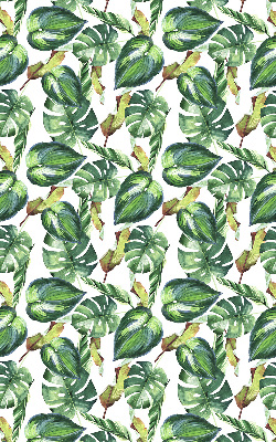 Rolgordijn voor het raam Tropische planten