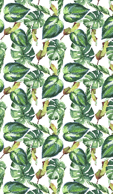 Rolgordijn voor het raam Tropische planten