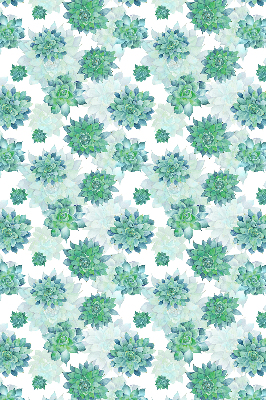 Rolgordijn verduisterend Groene bloemen