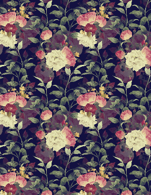 Rolgordijn verduisterend Bloemen