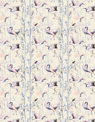 Rolgordijn voor het raam Reigers