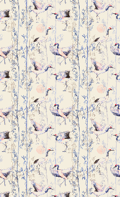 Rolgordijn voor het raam Reigers