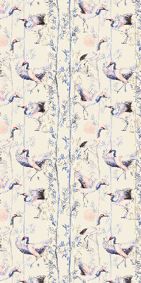 Rolgordijn voor het raam Reigers