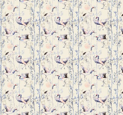 Rolgordijn voor het raam Reigers